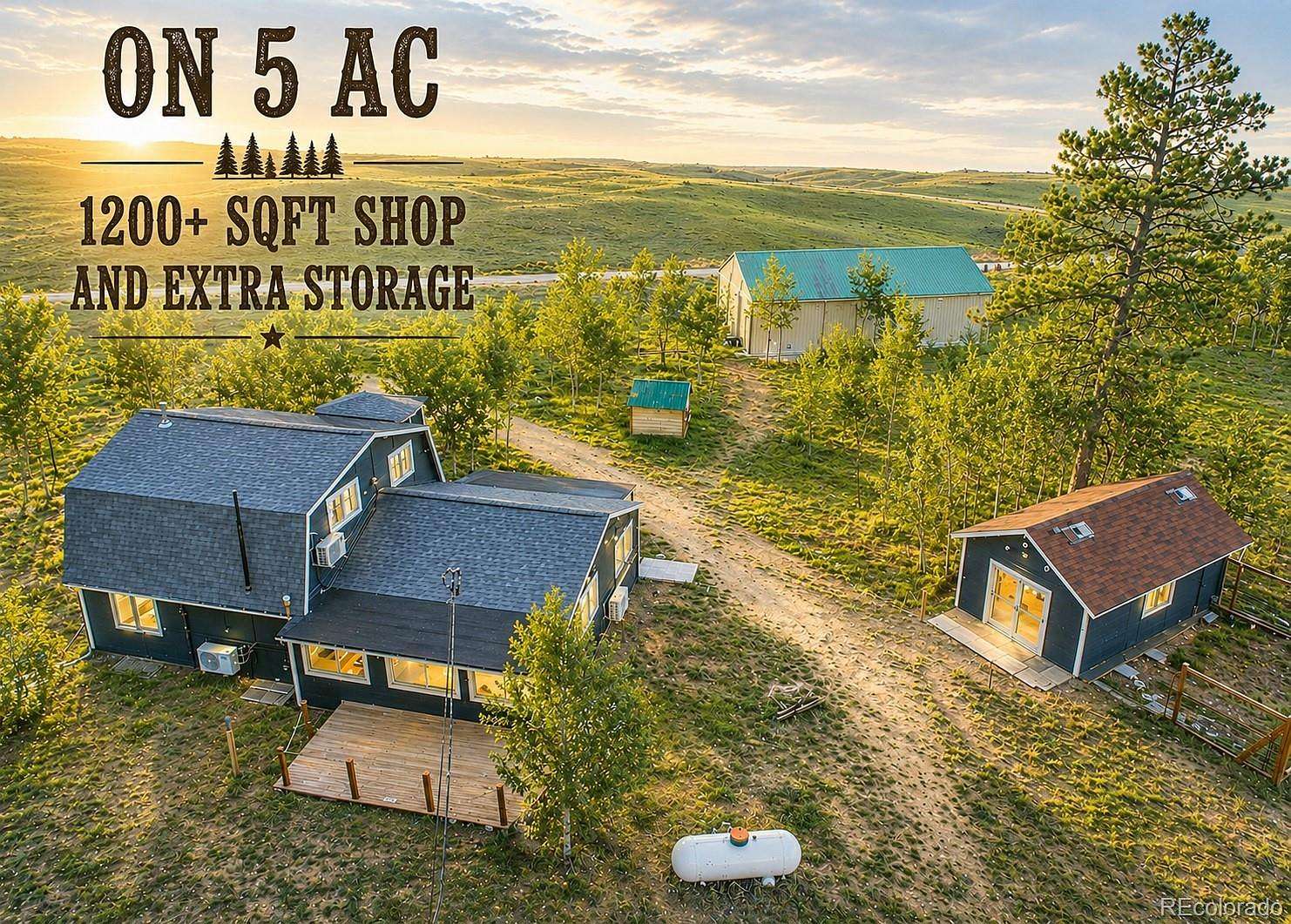 5 Acres of Land with Home for Sale in Como, Colorado