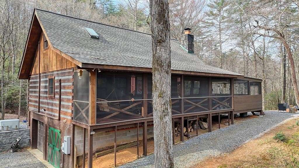 10 Acres of Recreational Land with Home for Sale in Murphy, North Carolina