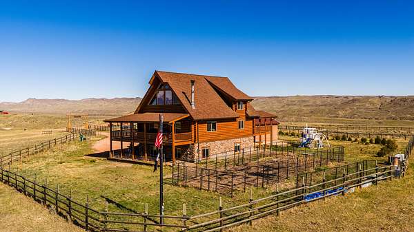 40.8 Acres of Recreational Land with Home for Sale in Ranchester, Wyoming