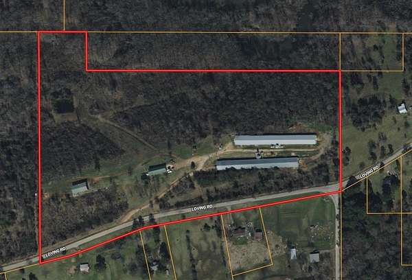 29.6 Acres of Agricultural Land with Home for Sale in Heavener, Oklahoma