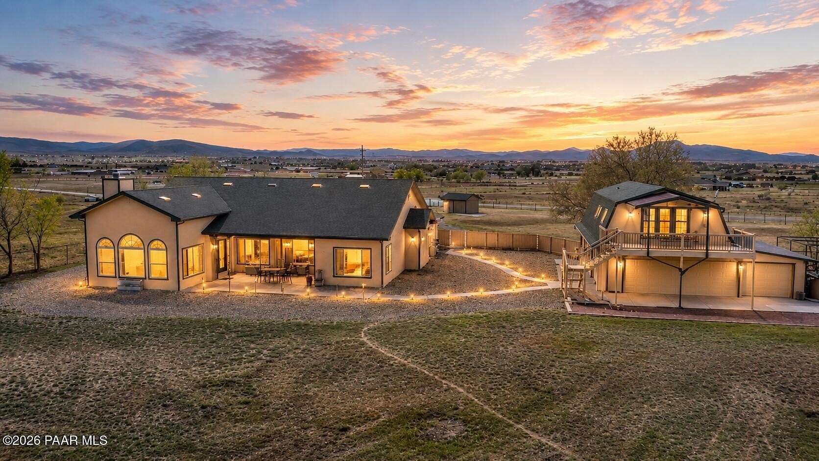 9.59 Acres of Land with Home for Sale in Prescott Valley, Arizona
