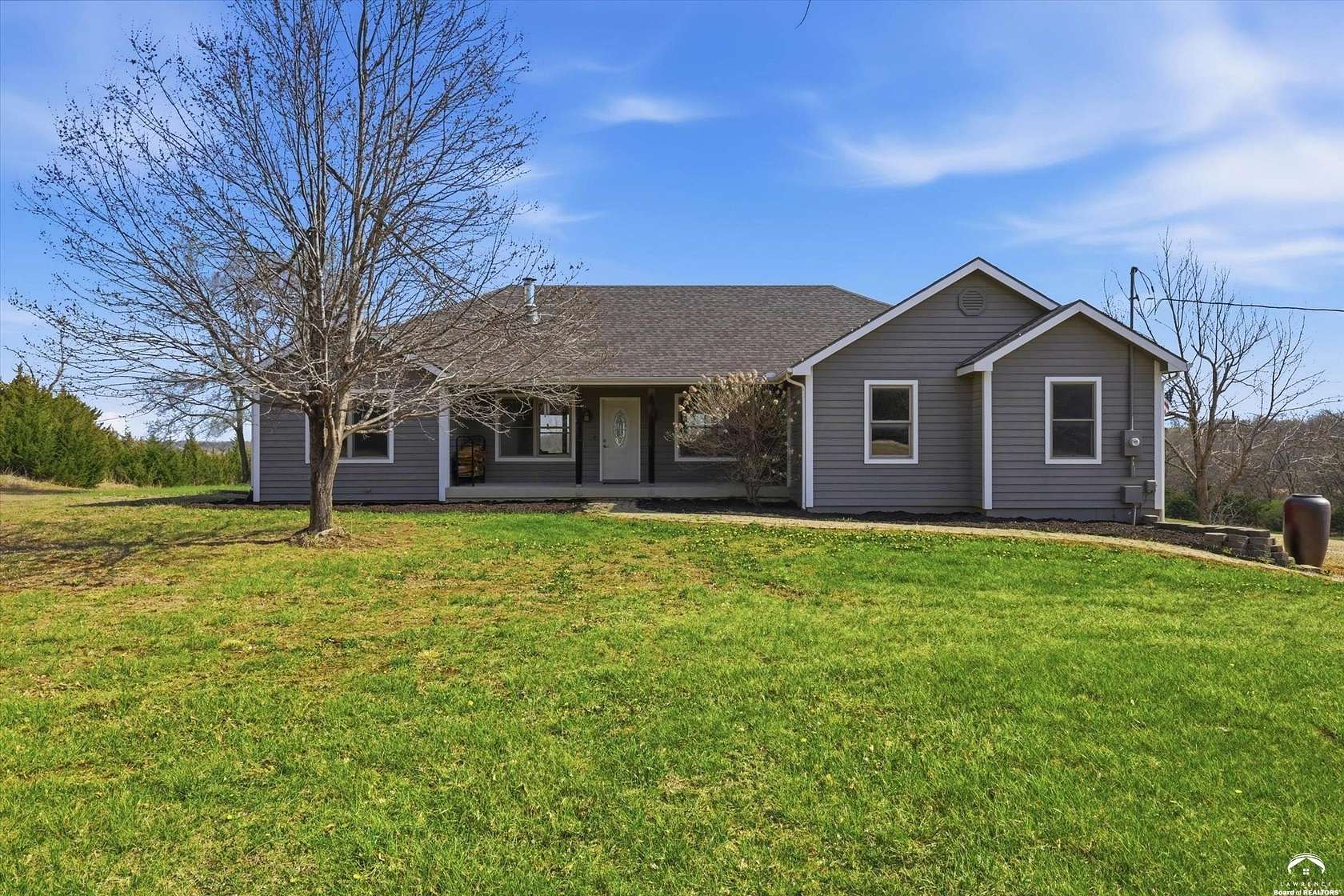 9.6 Acres of Land with Home for Sale in Lecompton, Kansas