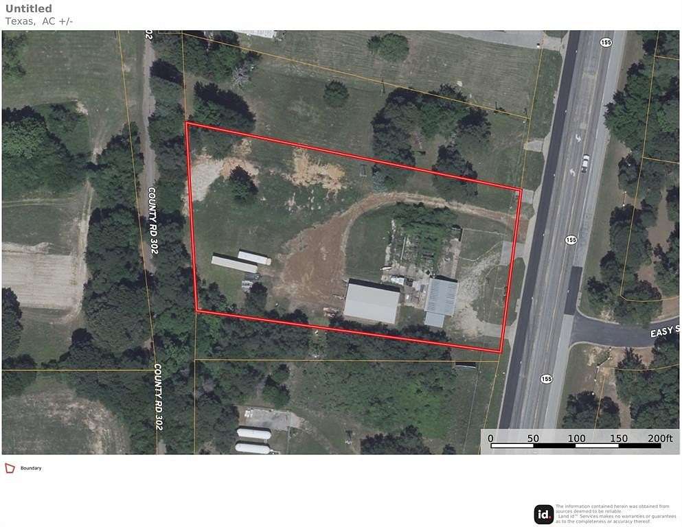 1.8 Acres of Commercial Land for Sale in Frankston, Texas