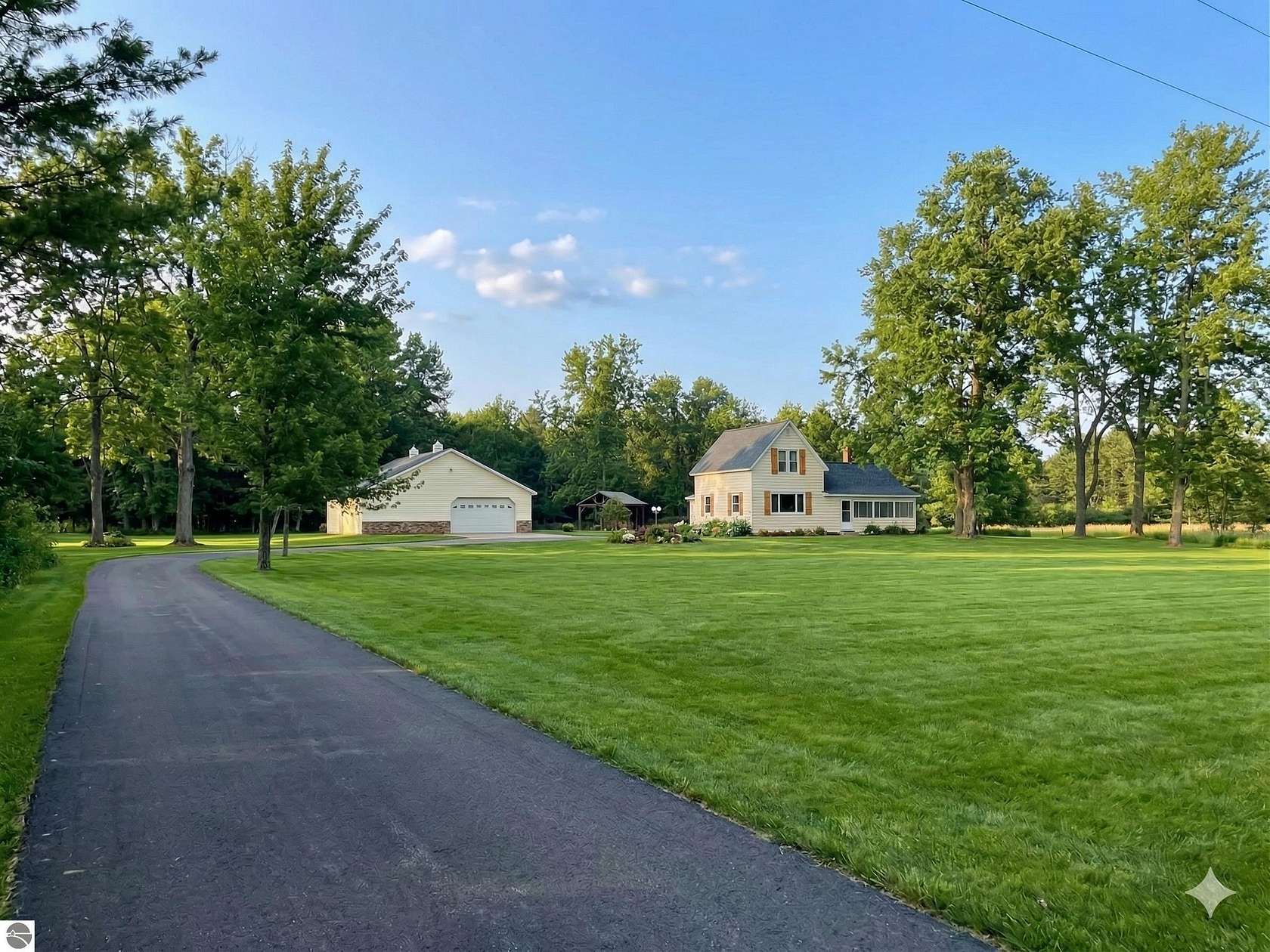 62.9 Acres of Land with Home for Sale in Twining, Michigan