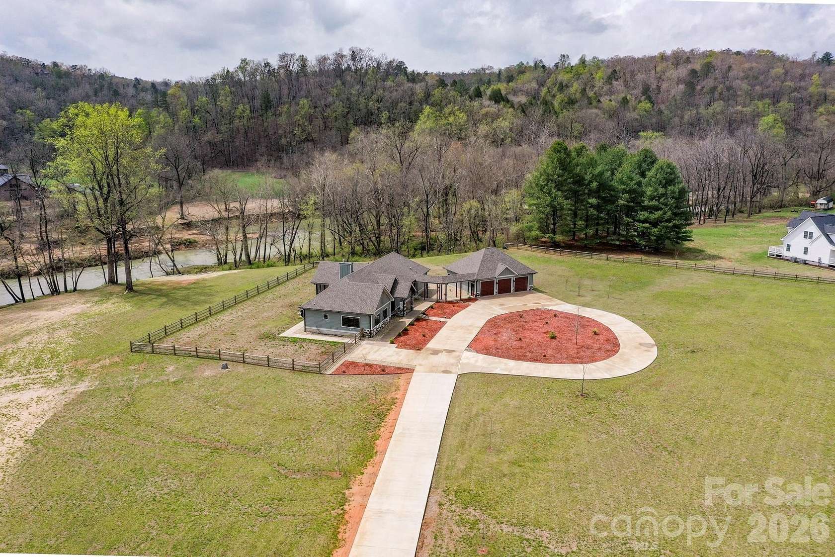 8.52 Acres of Land with Home for Sale in Lake Lure, North Carolina