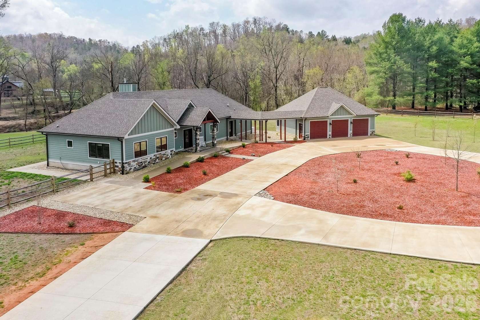 8.52 Acres of Land with Home for Sale in Lake Lure, North Carolina