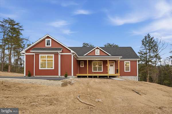 2.5 Acres of Land with Home for Sale in Bunker Hill, West Virginia