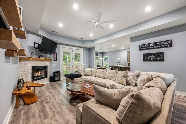 6.85 Acres of Land with Home for Sale in Elkins, Arkansas