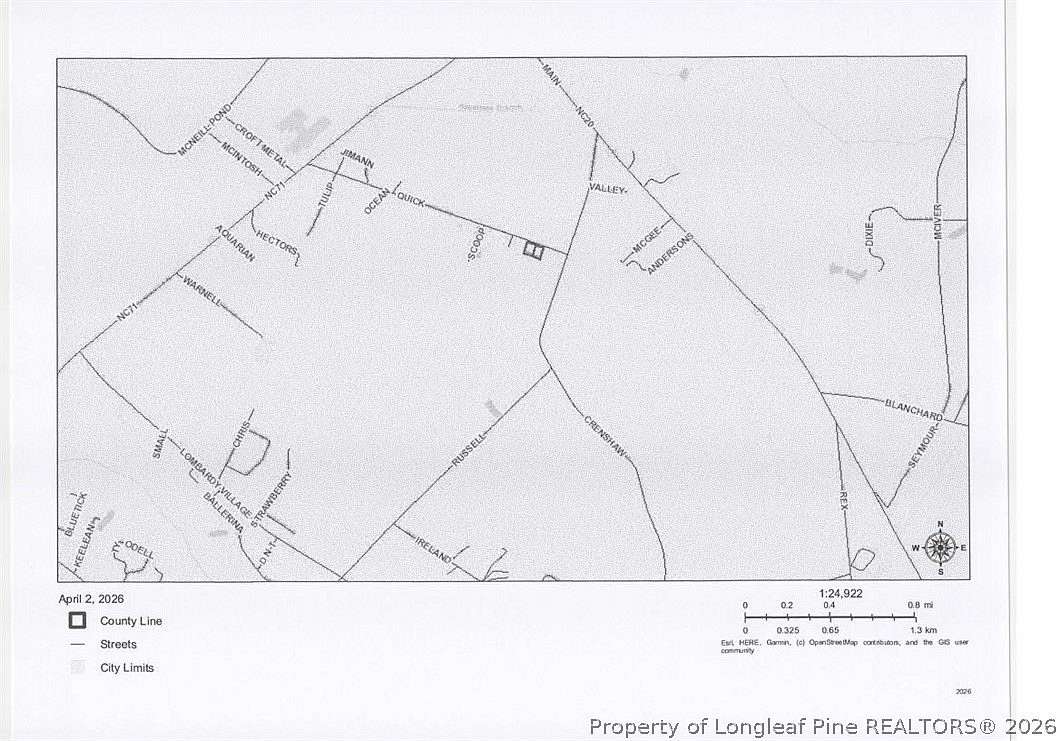 2 Acres of Residential Land for Sale in Lumber Bridge, North Carolina
