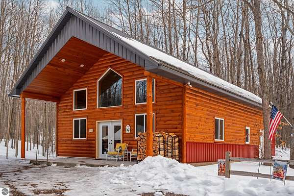 10 Acres of Recreational Land with Home for Sale in Grayling, Michigan