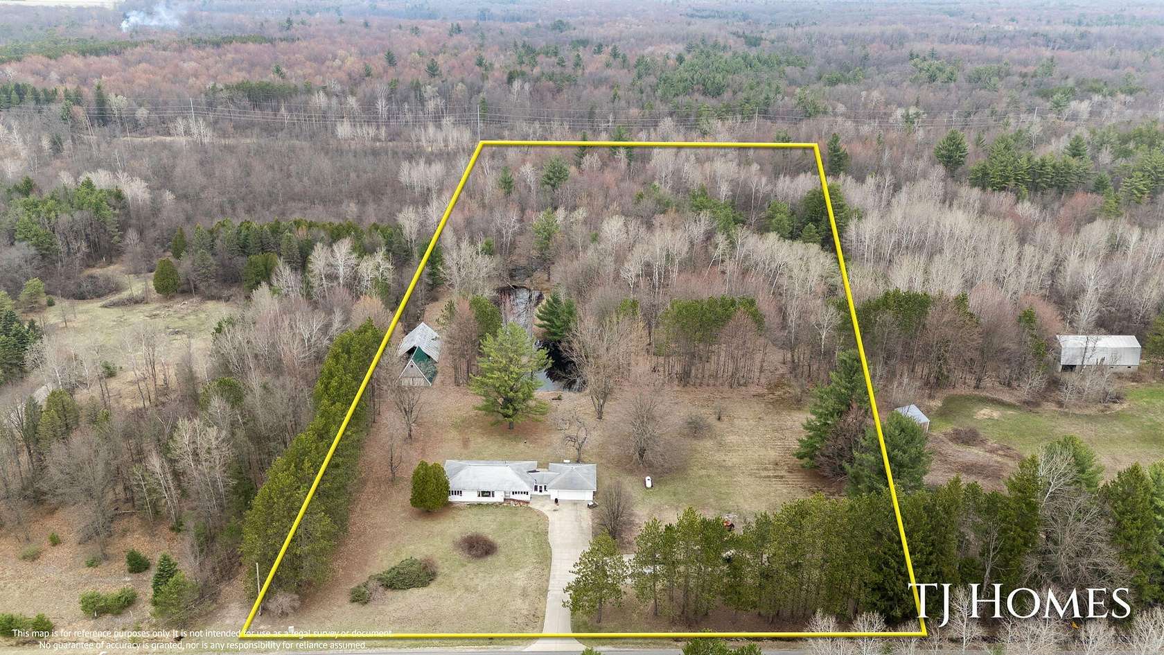 9.75 Acres of Land with Home for Sale in Fruitport, Michigan