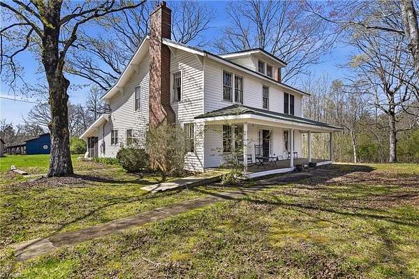 21.9 Acres of Agricultural Land with Home for Sale in Westfield, North Carolina