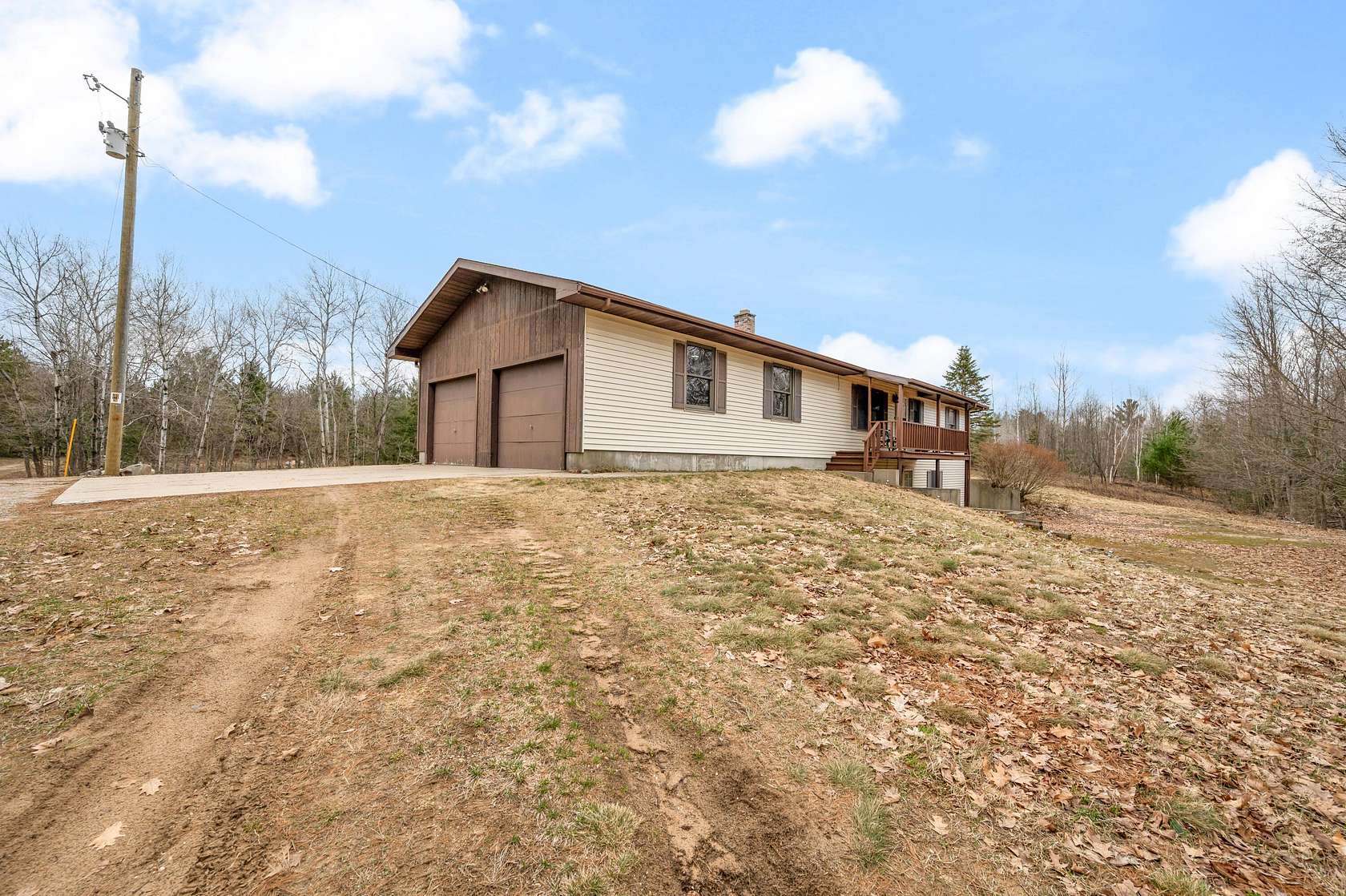 57 Acres of Recreational Land with Home for Sale in Reed City, Michigan