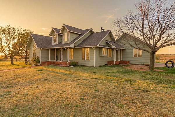 9.8 Acres of Land with Home for Sale in Conway Springs, Kansas