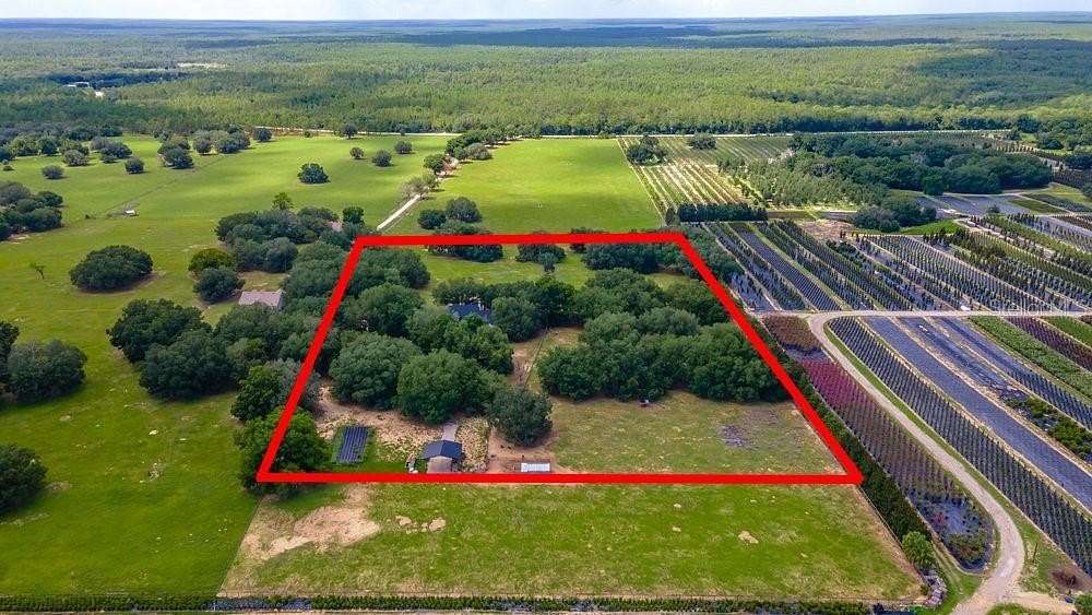 11.3 Acres of Land with Home for Sale in Umatilla, Florida