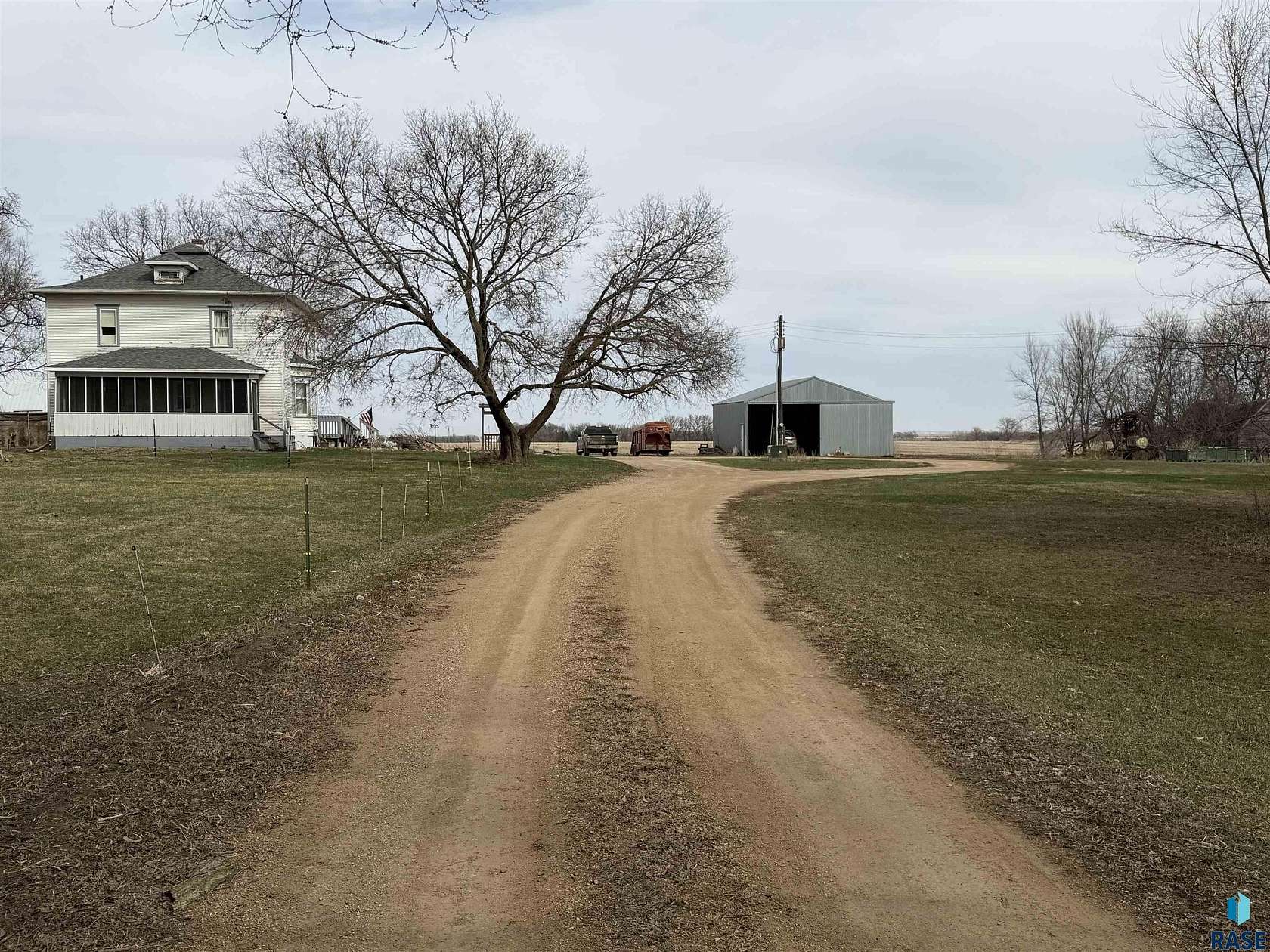 23 Acres of Agricultural Land with Home for Sale in Viborg, South Dakota