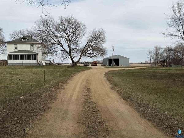 23 Acres of Agricultural Land with Home for Sale in Viborg, South Dakota