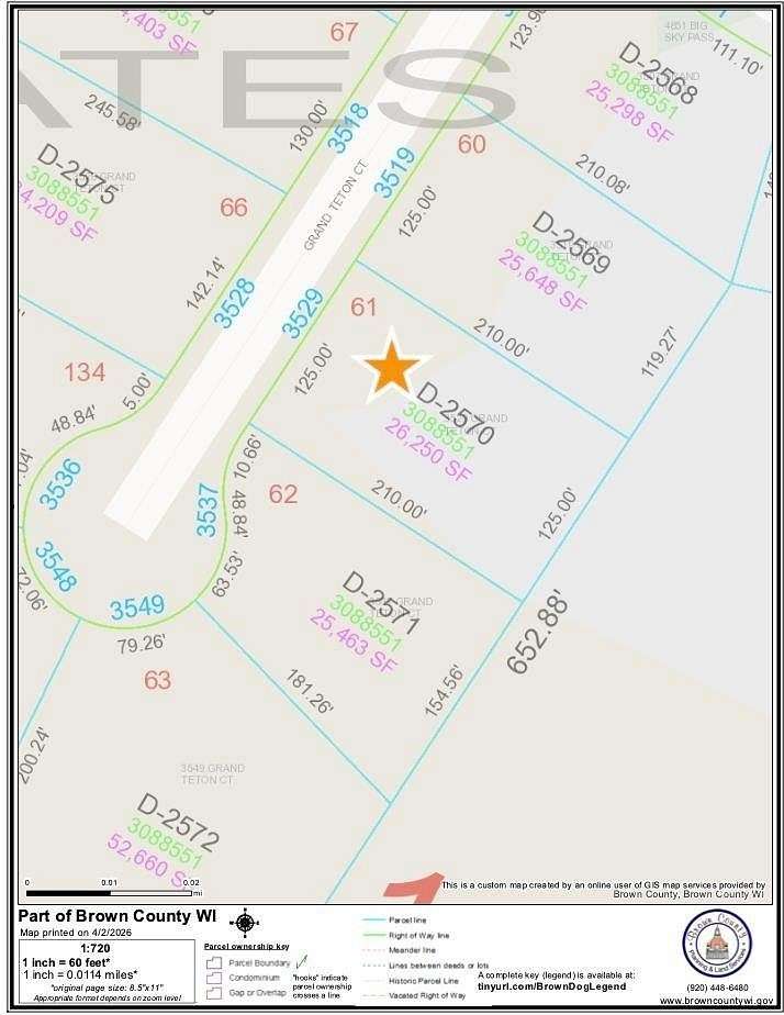 0.6 Acres of Residential Land for Sale in De Pere, Wisconsin