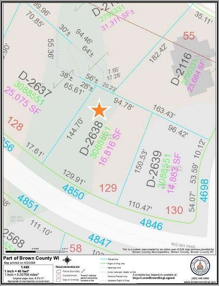 0.38 Acres of Residential Land for Sale in Ledgeview Town, Wisconsin