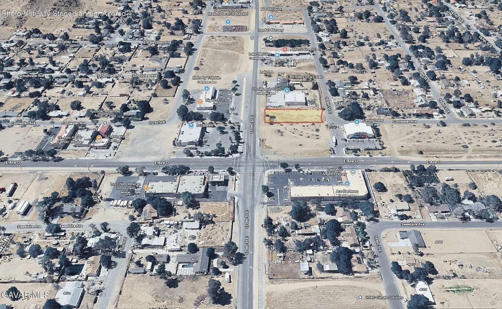 0.67 Acres of Commercial Land for Sale in Palmdale, California