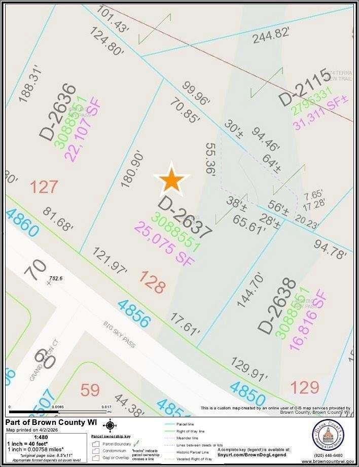 0.58 Acres of Residential Land for Sale in De Pere, Wisconsin