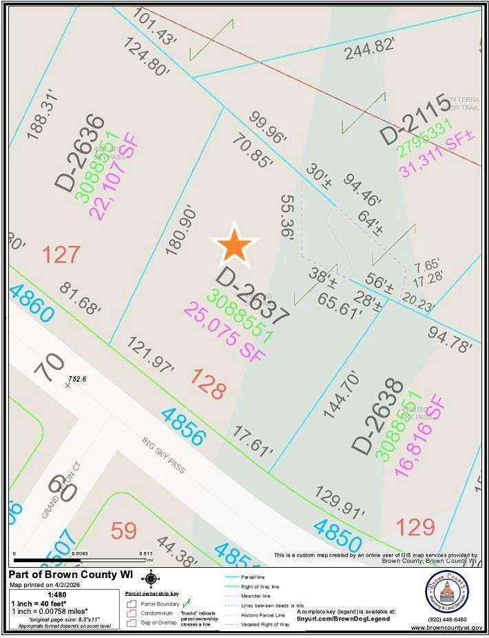 0.58 Acres of Residential Land for Sale in Ledgeview Town, Wisconsin