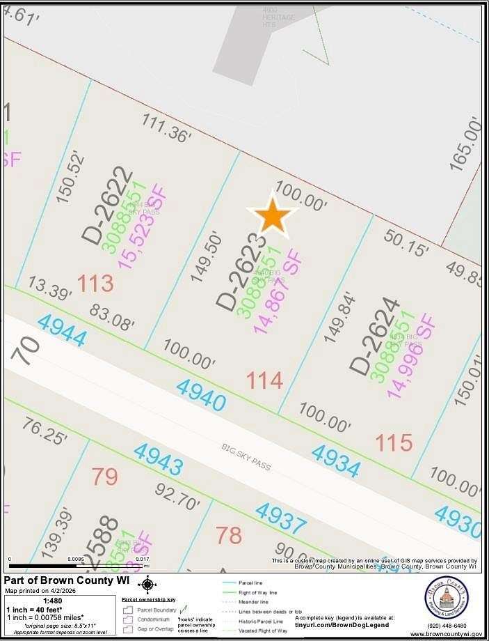 0.34 Acres of Residential Land for Sale in De Pere, Wisconsin