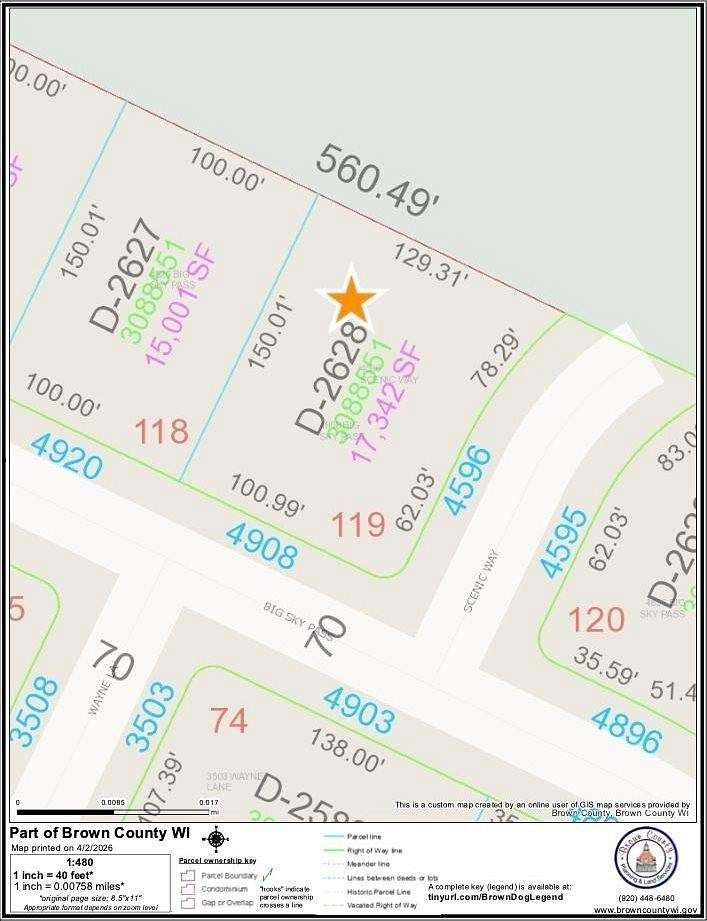 0.4 Acres of Residential Land for Sale in De Pere, Wisconsin