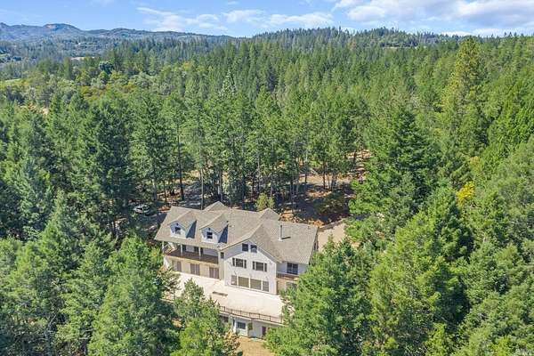 40 Acres of Land with Home for Sale in Angwin, California