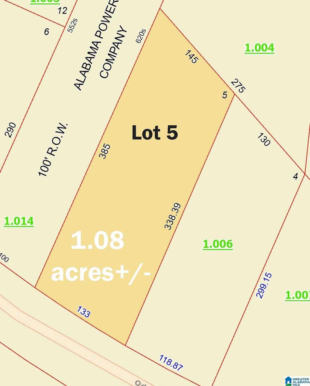 1 Acre of Residential Land for Sale in Sylacauga, Alabama