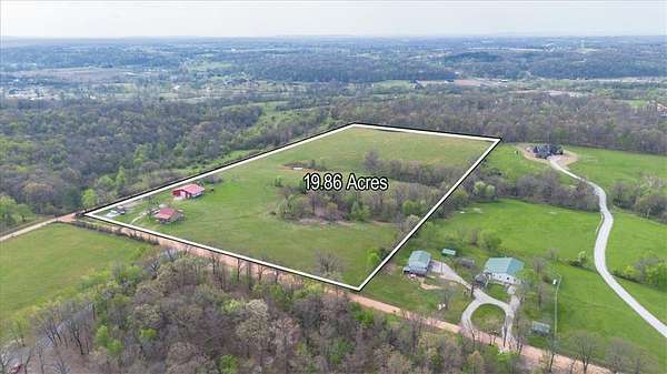 19.9 Acres of Land with Home for Sale in Bentonville, Arkansas
