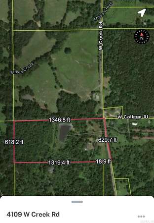 20 Acres of Agricultural Land with Home for Sale in Ozark, Arkansas