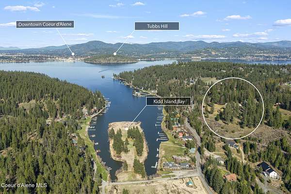 8.48 Acres of Land with Home for Sale in Coeur d'Alene, Idaho