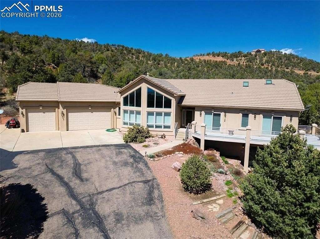 5 Acres of Land with Home for Sale in Colorado Springs, Colorado