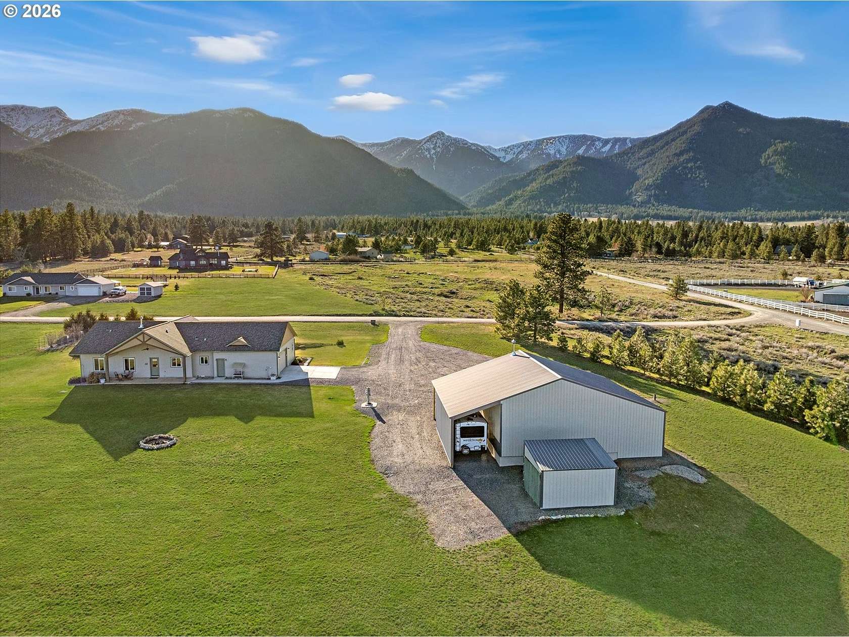 5 Acres of Land with Home for Sale in Baker City, Oregon