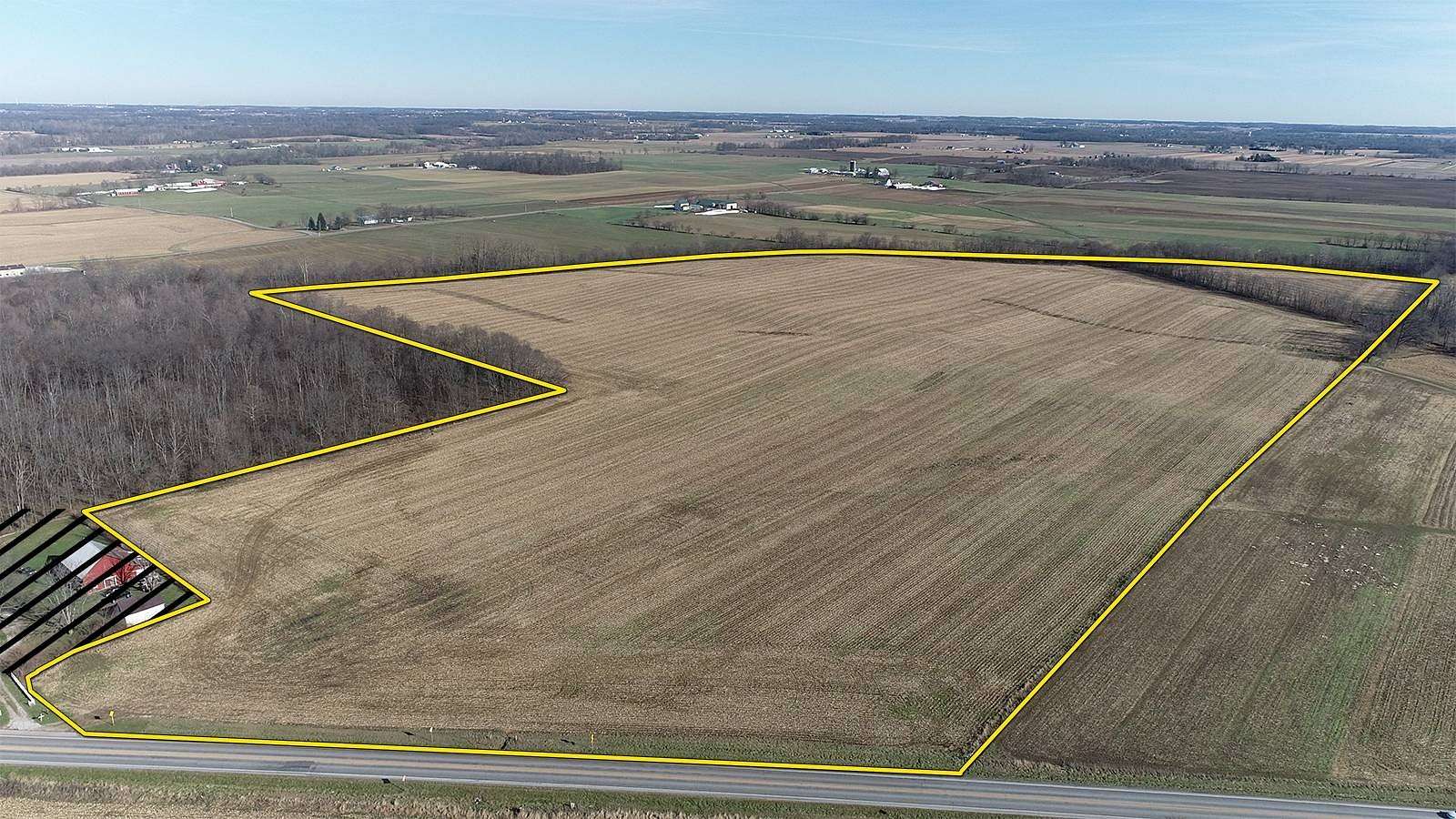 78 Acres of Agricultural Land for Sale in Williamsburg, Indiana