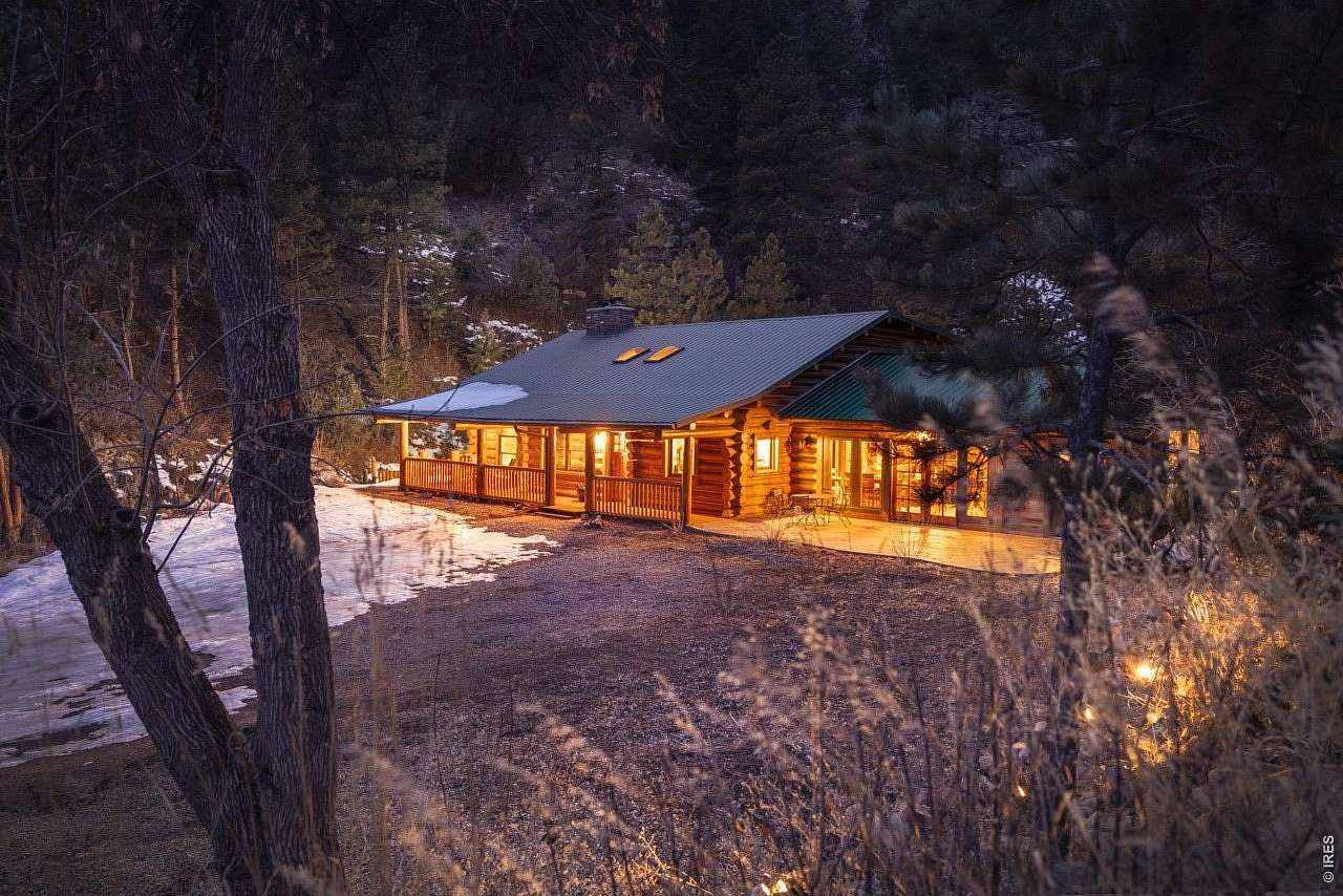 36.2 Acres of Recreational Land with Home for Sale in Lyons, Colorado