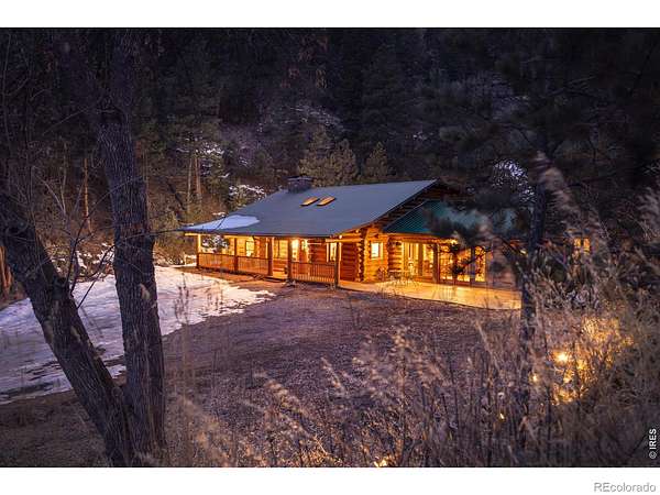36.2 Acres of Recreational Land with Home for Sale in Lyons, Colorado