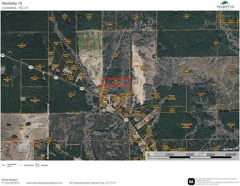 10 Acres of Recreational & Residential Land for Sale in Benton, Louisiana