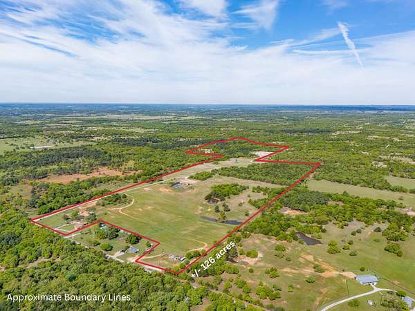 126 Acres of Land with Home for Sale in Alvord, Texas