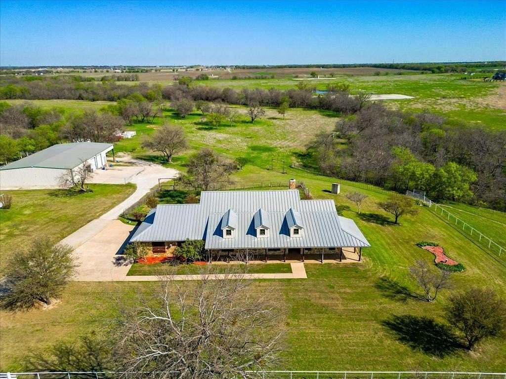 19.7 Acres of Land with Home for Sale in Krum, Texas