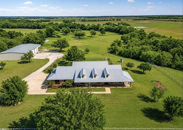 19.7 Acres of Land with Home for Sale in Krum, Texas