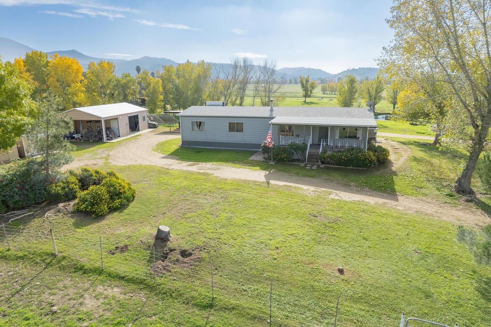 10.8 Acres of Land with Home for Sale in Springville, California