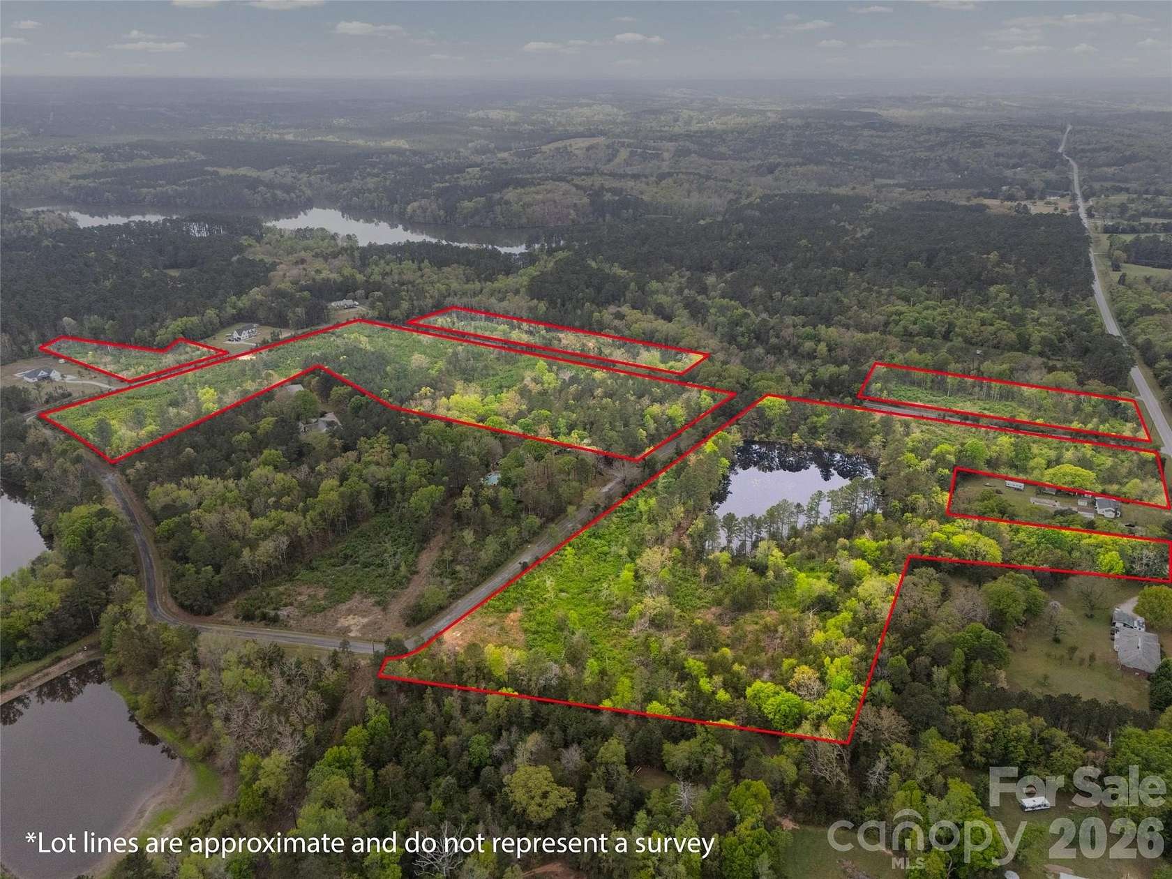 48 Acres of Recreational & Residential Land for Sale in Chester, South Carolina