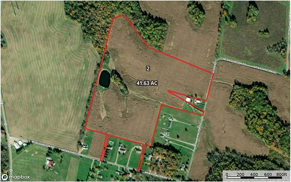 41.6 Acres of Agricultural & Residential Land for Sale in Hillsboro, Ohio