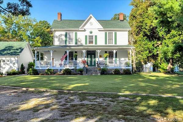 76.8 Acres of Agricultural Land with Home for Sale in Chase City, Virginia