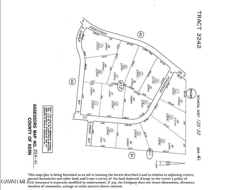 Residential Land for Sale in Tehachapi, California