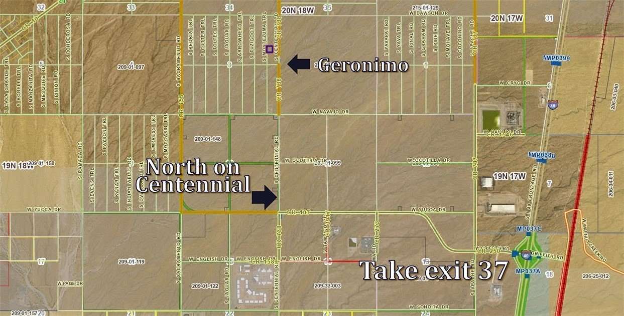 2.35 Acres of Residential Land for Sale in Golden Valley, Arizona