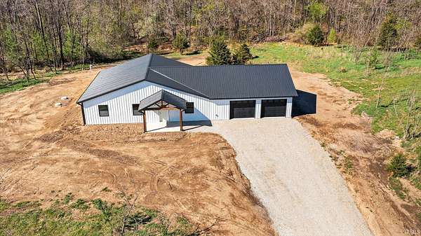 8.18 Acres of Land with Home for Sale in Linton, Indiana