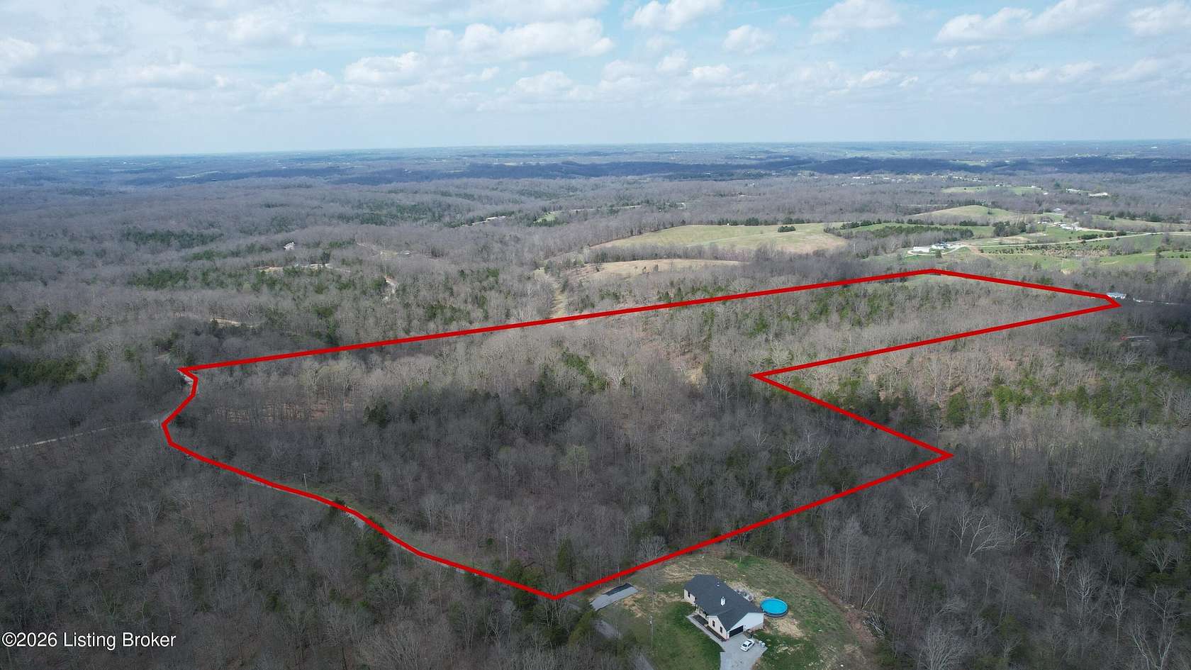 15.6 Acres of Recreational & Residential Land for Sale in Corinth, Kentucky